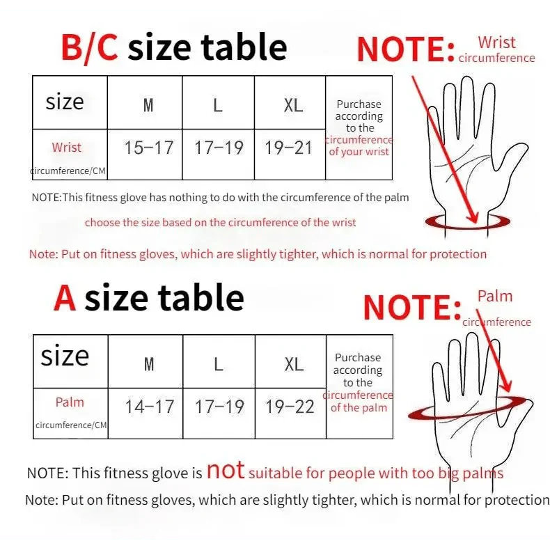 Training Weight Lifting Unisex Gloves