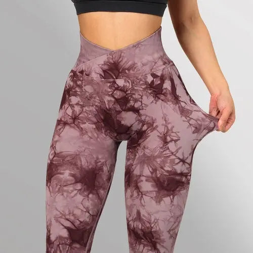 Women Yoga Pants Push Up Sport Fitness Carmine Juneberry