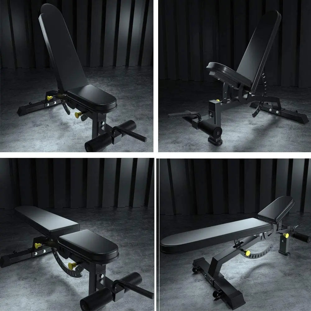 foldable fitness bench for full body workout exercises
