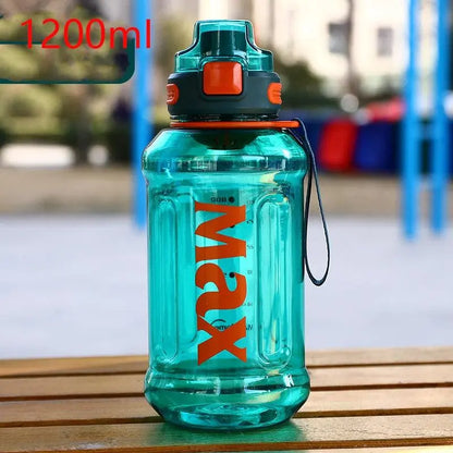 1.2 Liter Large Capacity Sport Water Bottle with Rope Stevvex