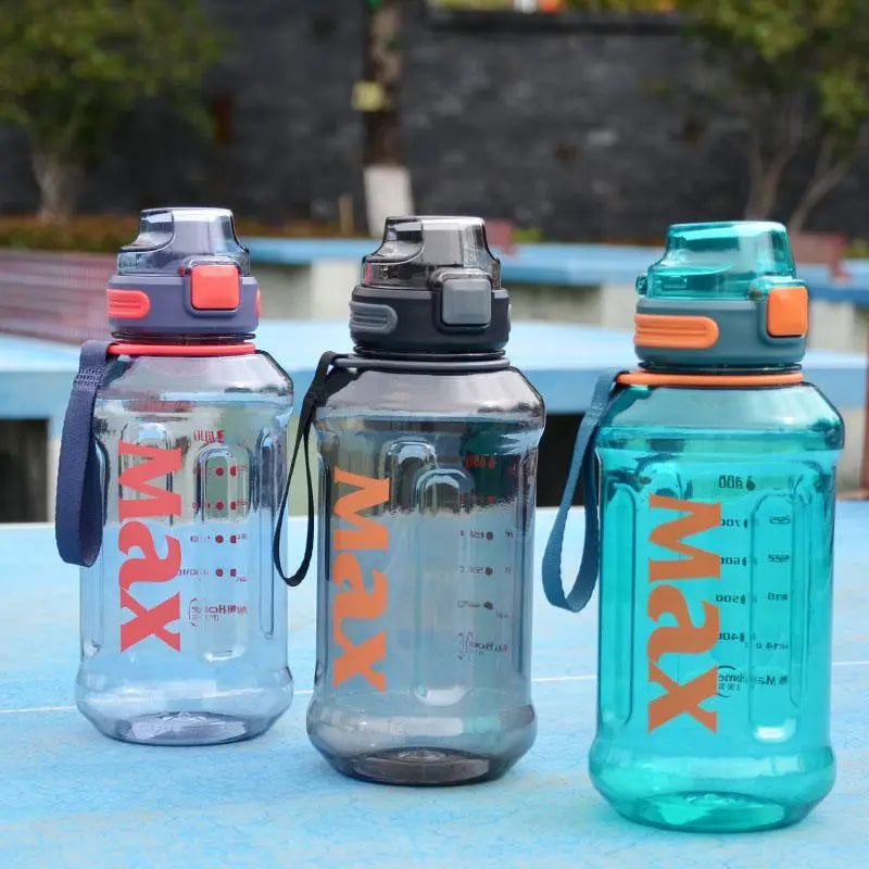 1.2 Liter Large Capacity Sport Water Bottle with Rope Stevvex