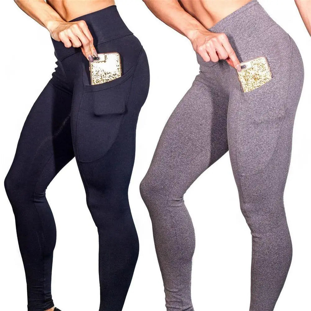 black high waist push up leggings for women fitness
