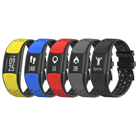 waterproof fitness tracker watch with heart rate monitor
