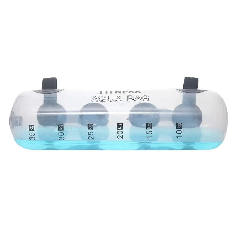 Transparent Cylindrical Weight-bearing Fitness Water Dumbbell Vellmara