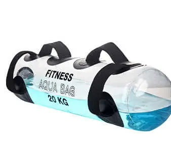 Transparent Cylindrical Weight-bearing Fitness Water Dumbbell Vellmara