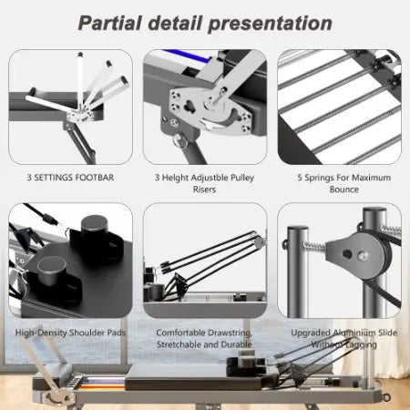 professional pilates reformer bed for strength training