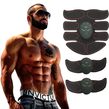 EMS Abdominal Muscle Toning Trainer ABS Stimulator Puce Gaia