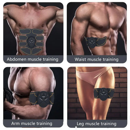EMS Abdominal Muscle Toning Trainer ABS Stimulator Puce Gaia