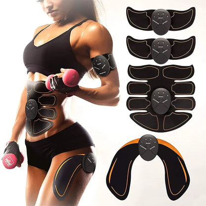 EMS Abdominal Muscle Toning Trainer ABS Stimulator Puce Gaia