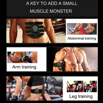 EMS Abdominal Muscle Toning Trainer ABS Stimulator Puce Gaia