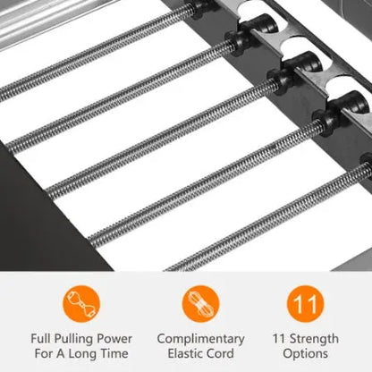 home pilates equipment with dual resistance system
