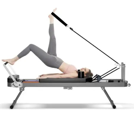 home pilates equipment with dual resistance system
