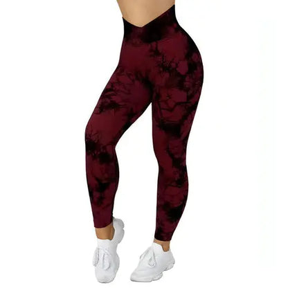 Women Yoga Pants Push Up Sport Fitness Carmine Juneberry