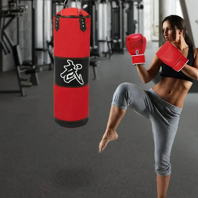 Boxing Trainer Fitness Punching Bag Set Yellow Pandora