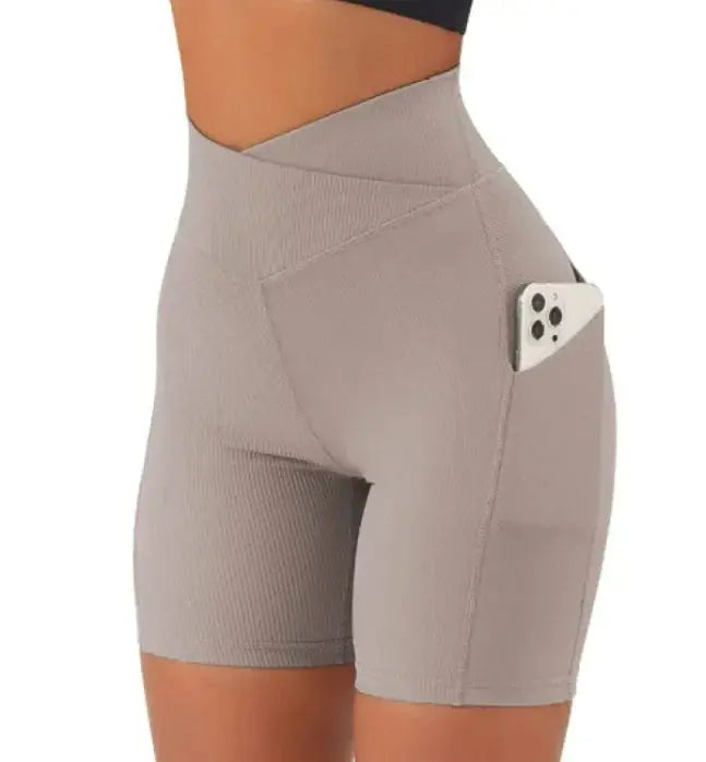 gym workout shorts for yoga running and training
