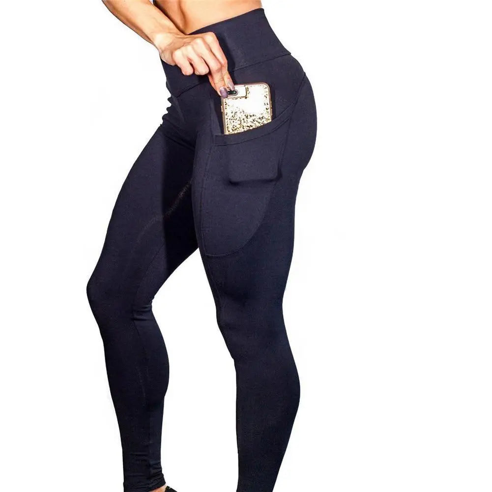 stretchy yoga leggings for gym and workout training

