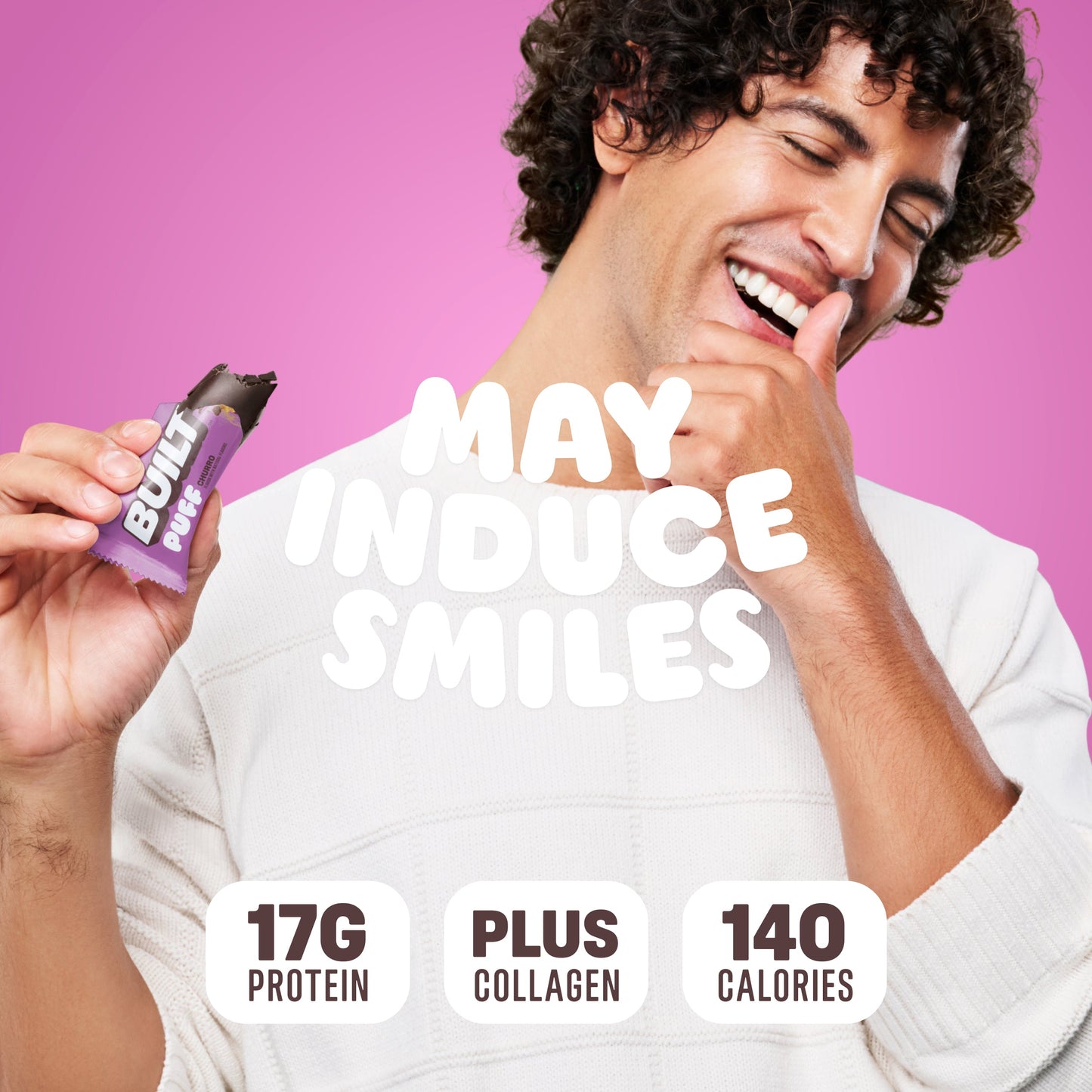 high protein cinnamon sweet snack fitness friendly bar
