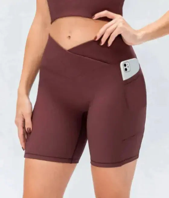 gym workout shorts for yoga running and training

