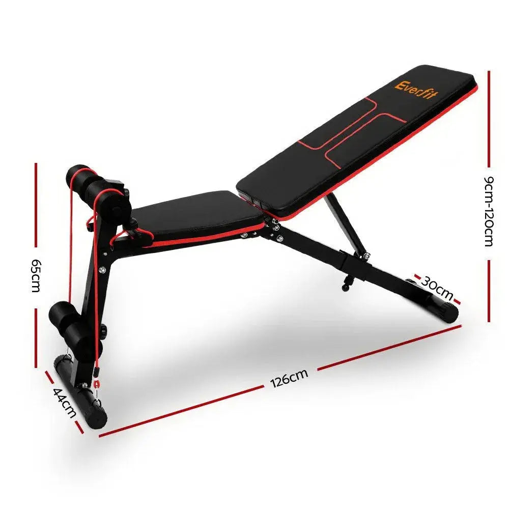 incline decline fitness bench for strength training exercises
