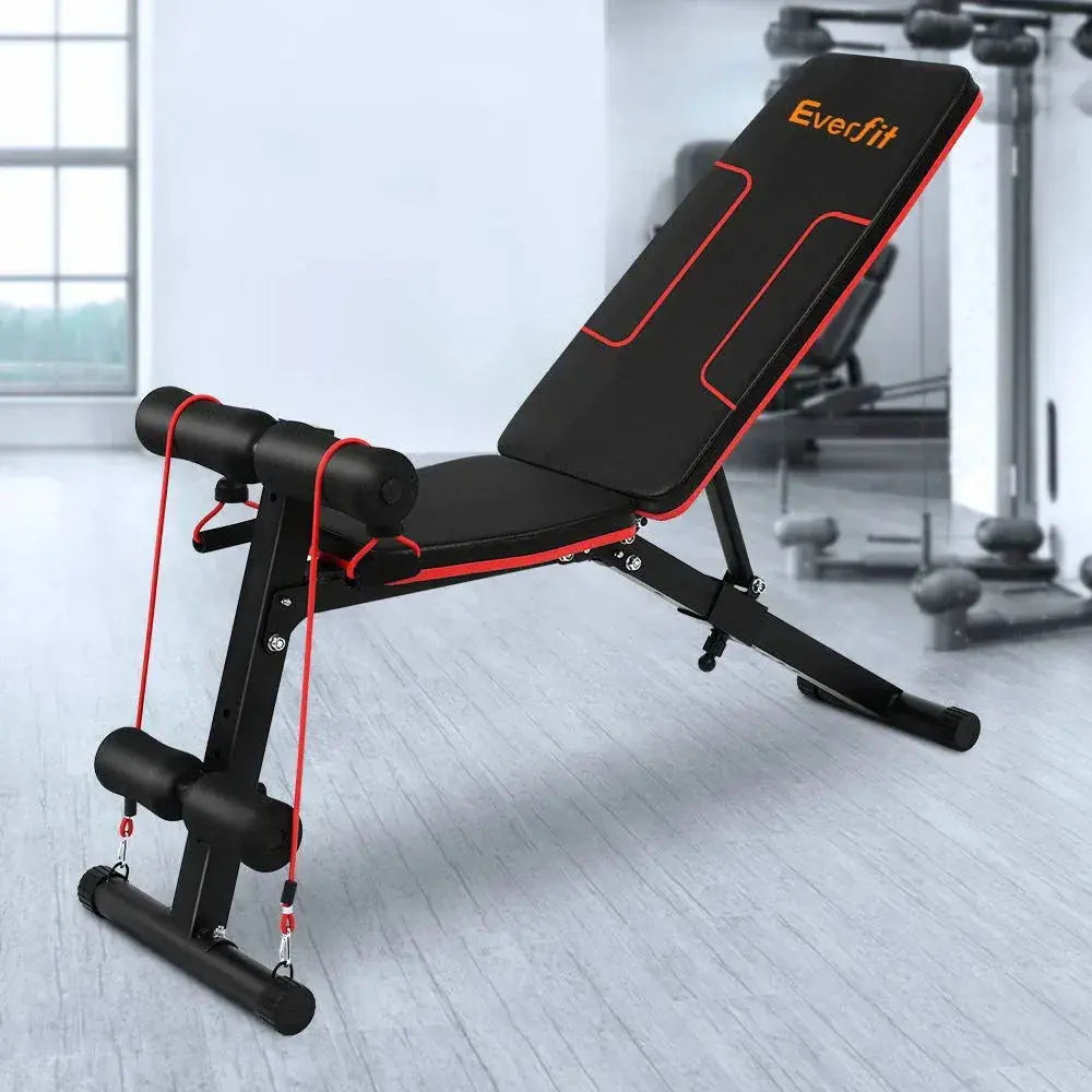 incline decline fitness bench for strength training exercises
