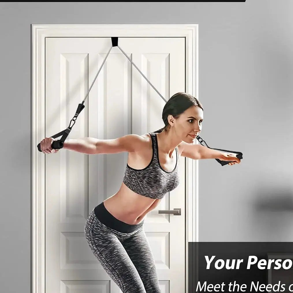 300lb Resistance Bands with Dumbbell Harness 24 Hour Sport