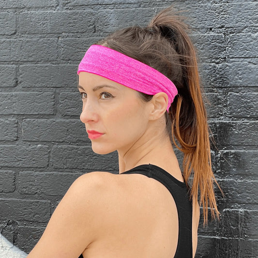 sweat wicking sports headband for gym and running

