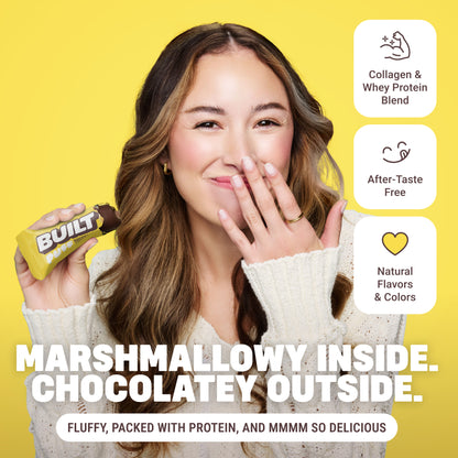 built puff banana cream pie flavored marshmallow treat