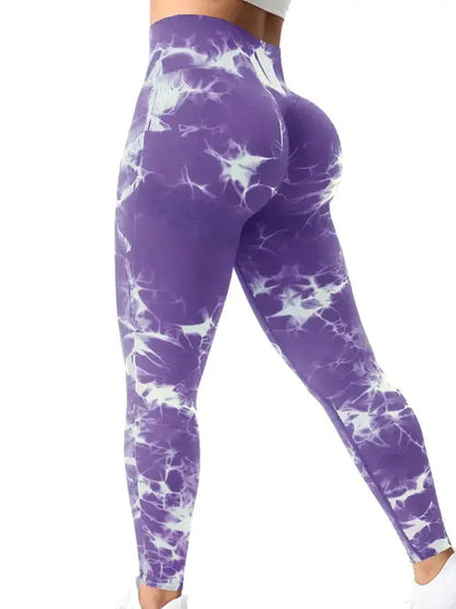 High Waist Tie Dye Leggings Women AliExpress