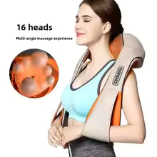 Infrared Heated Kneading Shiatsu Back Shoulder Massager