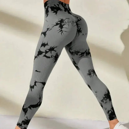 High Waist Tie Dye Leggings Women AliExpress