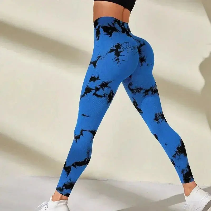 High Waist Tie Dye Leggings Women AliExpress