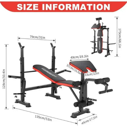 compact home gym machine for arms legs and core
