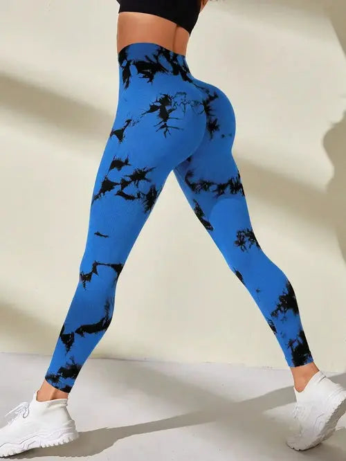 High Waist Tie Dye Leggings Women AliExpress