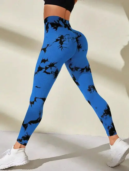High Waist Tie Dye Leggings Women AliExpress