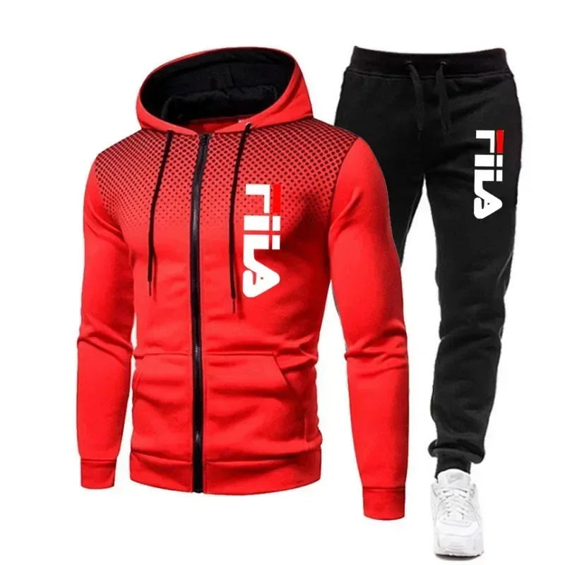 New men's casual jogging fitness sportswear set