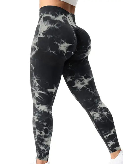 High Waist Tie Dye Leggings Women AliExpress