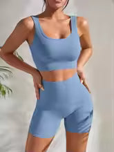 Workout Sets for Women 2 Pieces Gym Suits