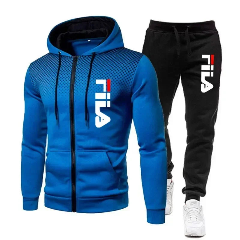 New men's casual jogging fitness sportswear set