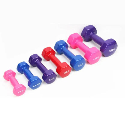 compact dumbbell set for improving strength and fitness