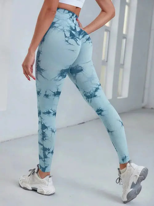 High Waist Tie Dye Leggings Women AliExpress