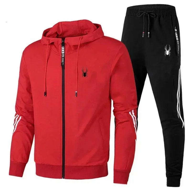 Spring Autumn Men Tracksuits Sets Long Sleeve