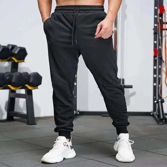 Classic Men‘s Polyester Sweatpants Loose Long Pants