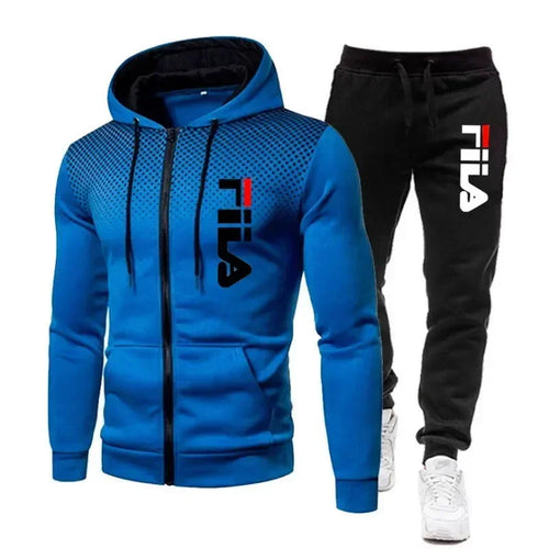 New men's casual jogging fitness sportswear set