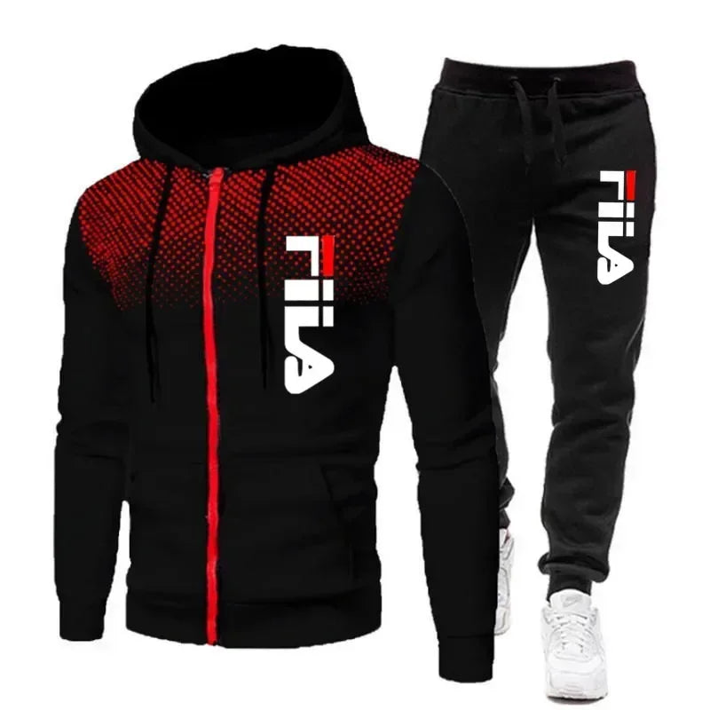 New men's casual jogging fitness sportswear set