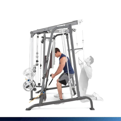 multifunctional gym equipment with smith machine and press
