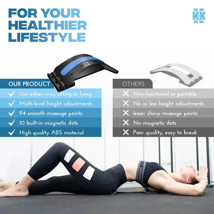 Lumbar Stretching Massager, Yoga Spine AliExpress