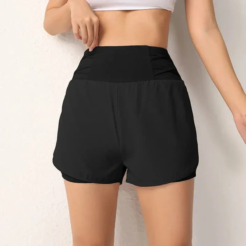 women workout shorts with pockets high waist design
