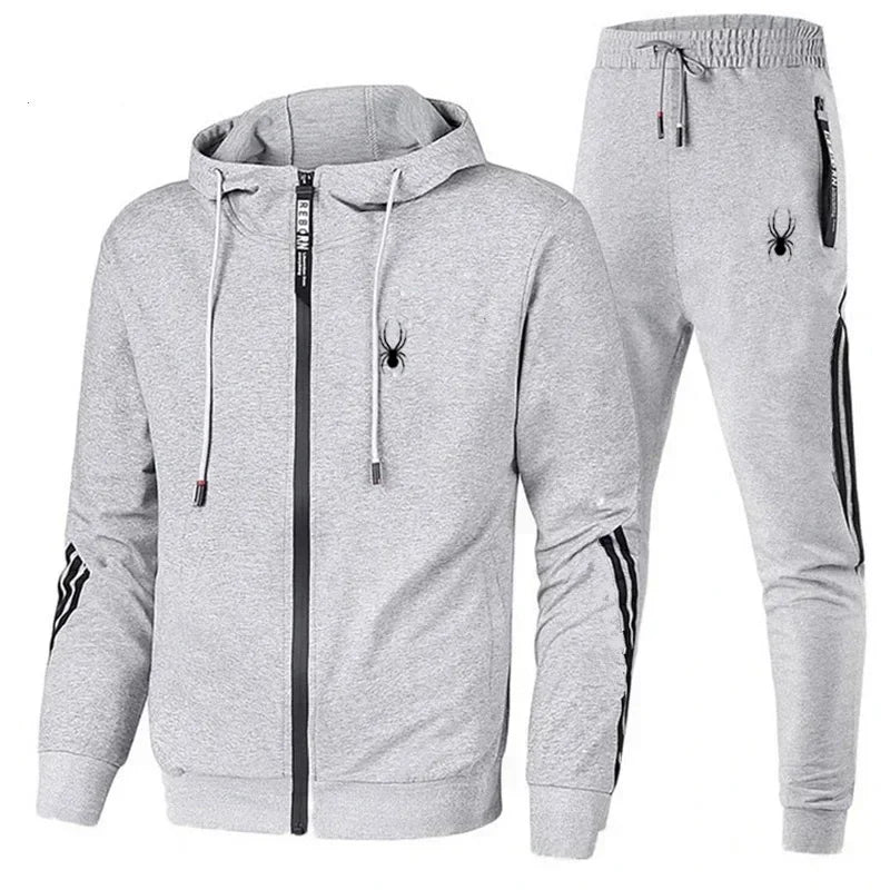 Spring Autumn Men Tracksuits Sets Long Sleeve
