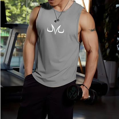 Men's sleeveless fitness shirt anime M sports leisure jogging fast