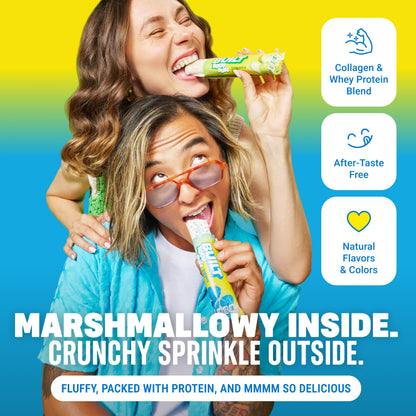 built sour puff protein candy snack for fitness lifestyle